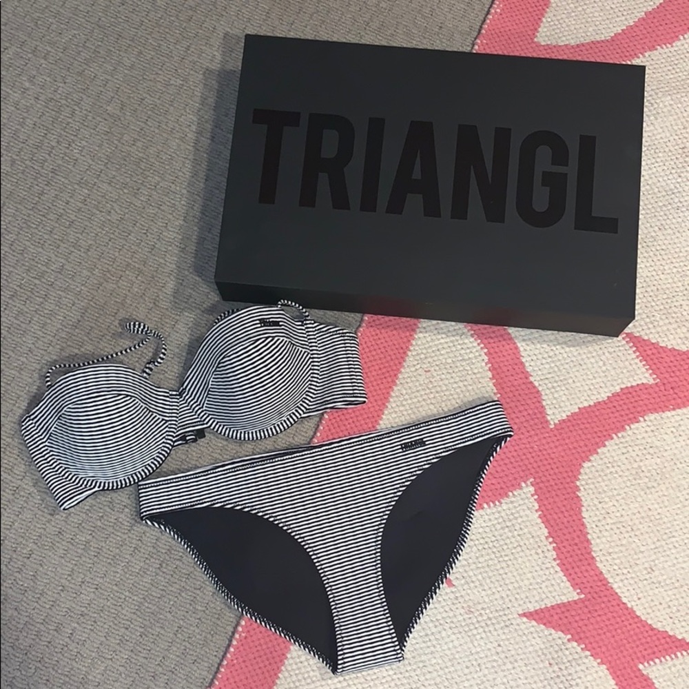 Triangl Paige Stripe Bikini Set